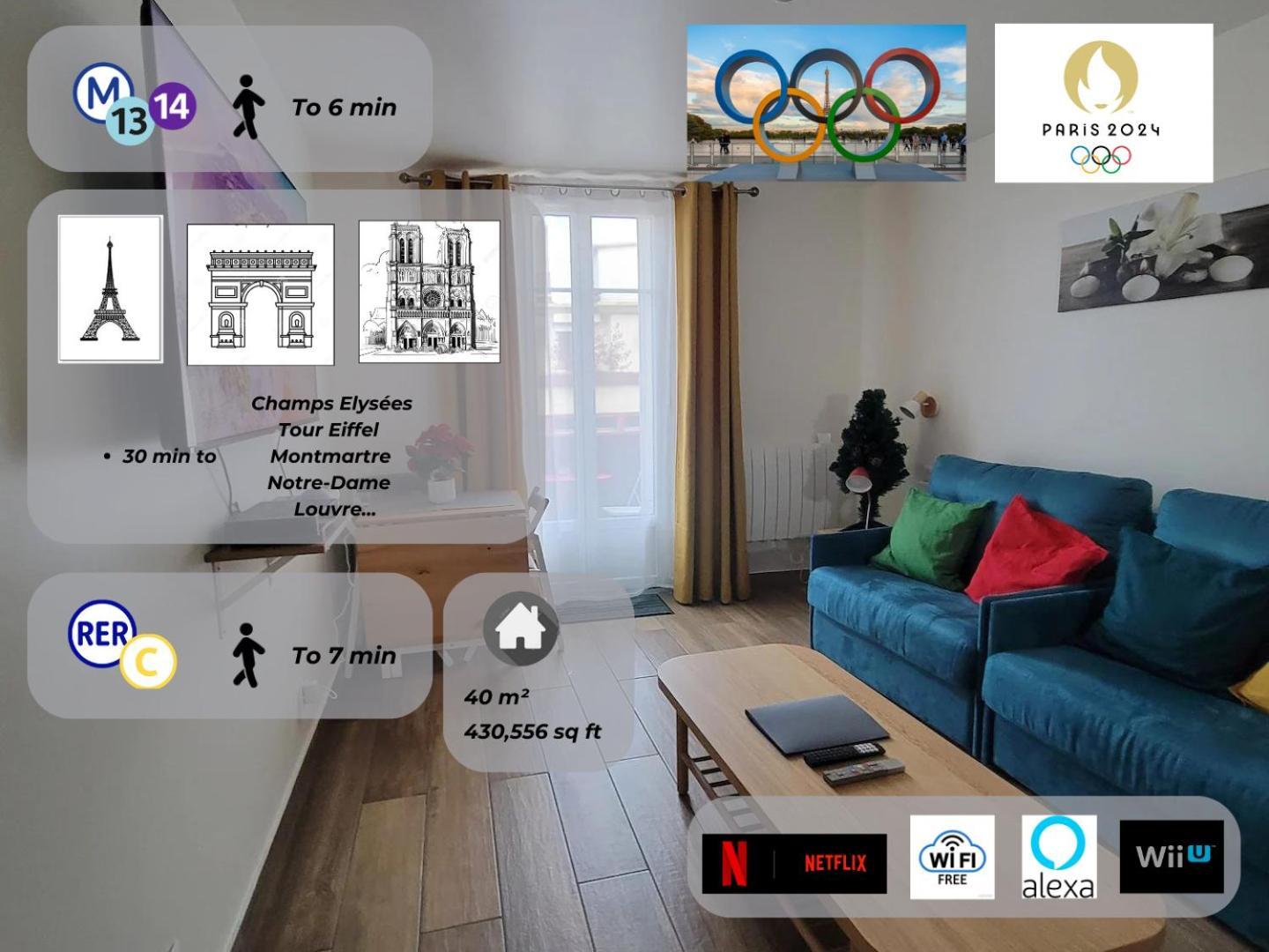 Amazing Apartment A Stone'S Throw From The City Of Lights - Paris Clichy Esterno foto